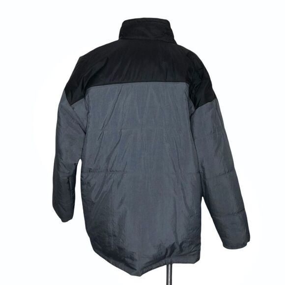 Nike Puffer Jacket Parka Grey Black Size XL - Picture 7 of 8